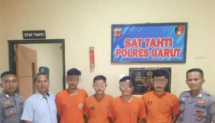 Polsek Cikajang Tangkap 4 Pelaku Penculikan dan Kekerasan, Korban Sempat Dianiaya Secara Brutal